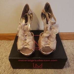 platform dress heels